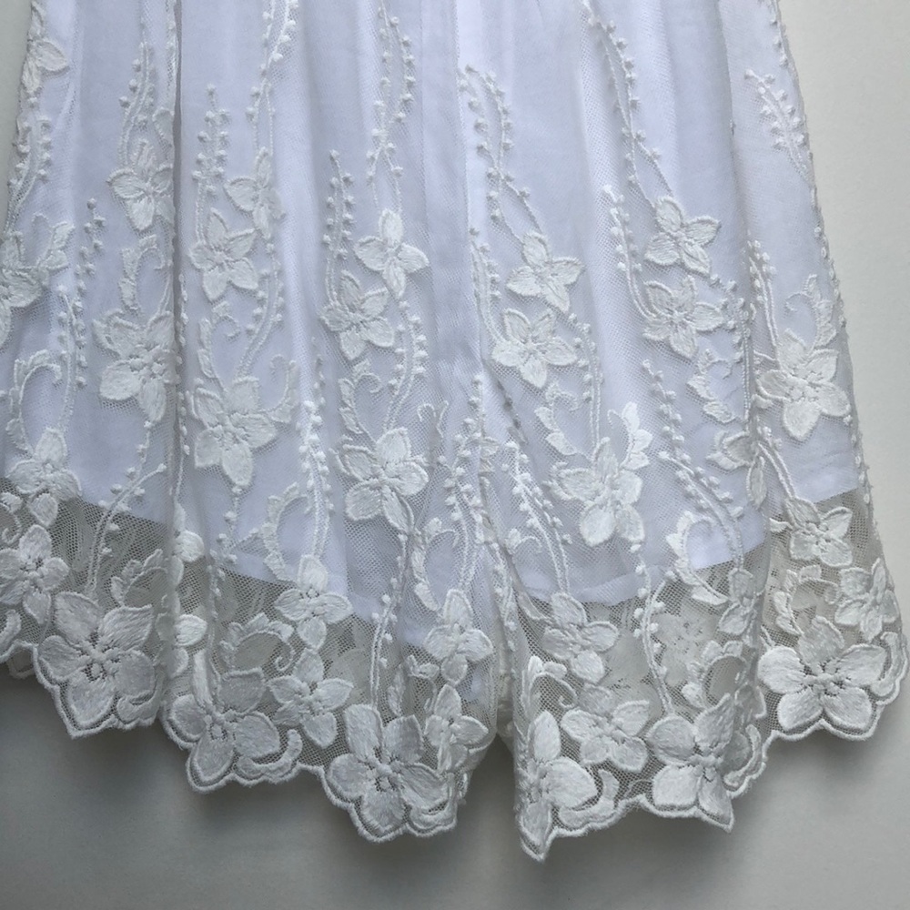 KAS New York Boho White Lace Lisa Romper - Picture 5 of 6